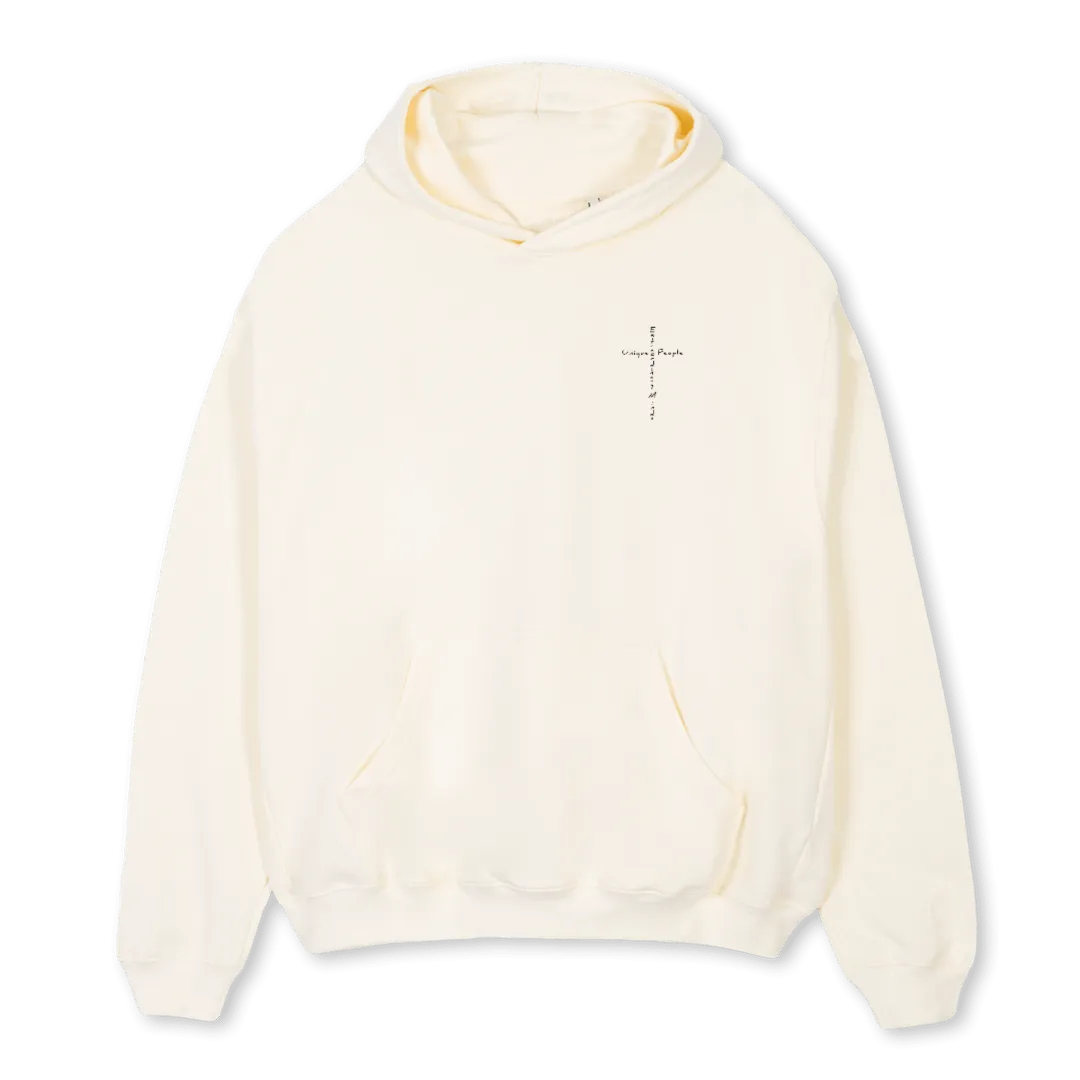 Cream Oversized Hoodie from UPEM HOODIES