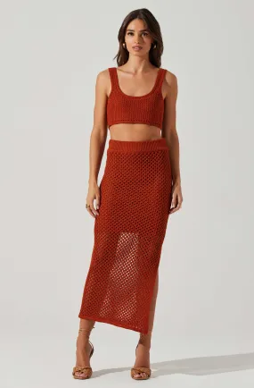 Crochet Midi Skirt - Carlina