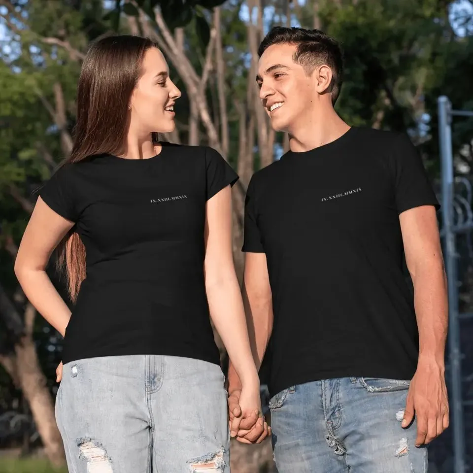 Personalized Couple Tees Featuring Special Date