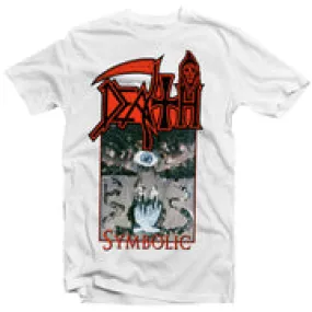 Symbolic White T-Shirt with Death Theme