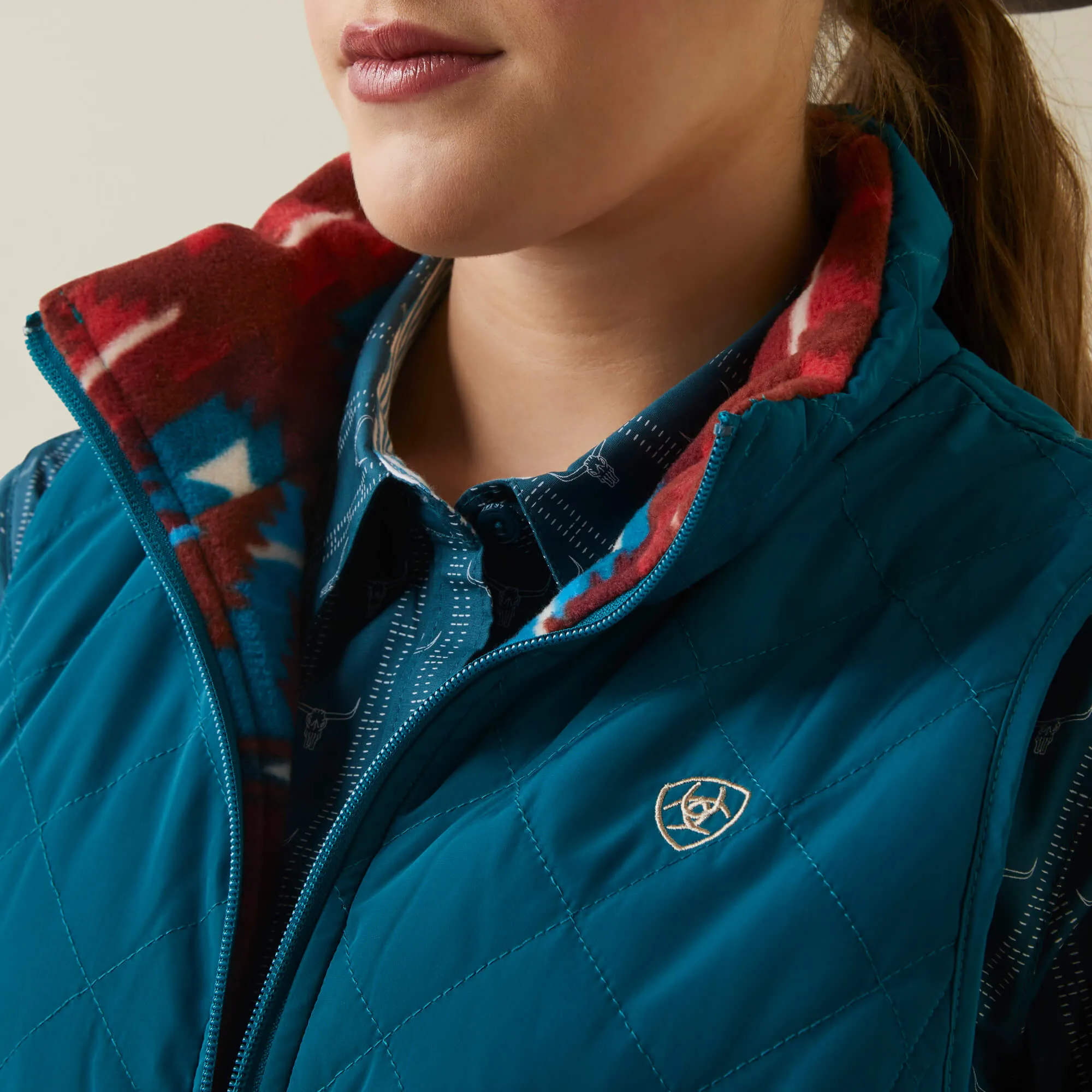 Deep Lagoon Dilon Reversible Insulated Vest