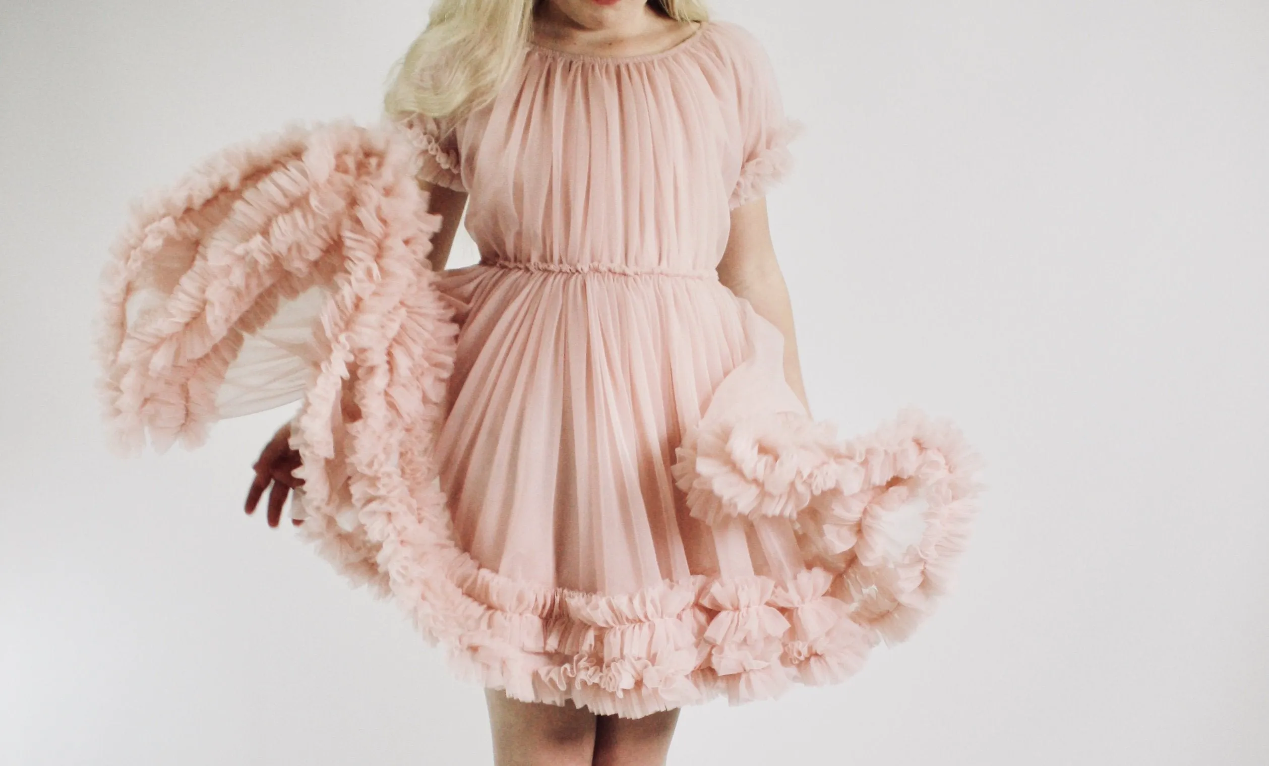 Ballet Pink FRILLY DRESS