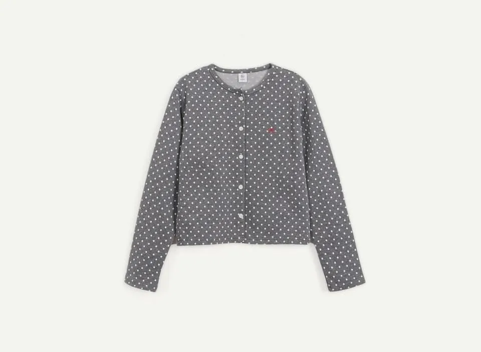 Dots Casual Style Street Style Long Sleeves Elegant Style