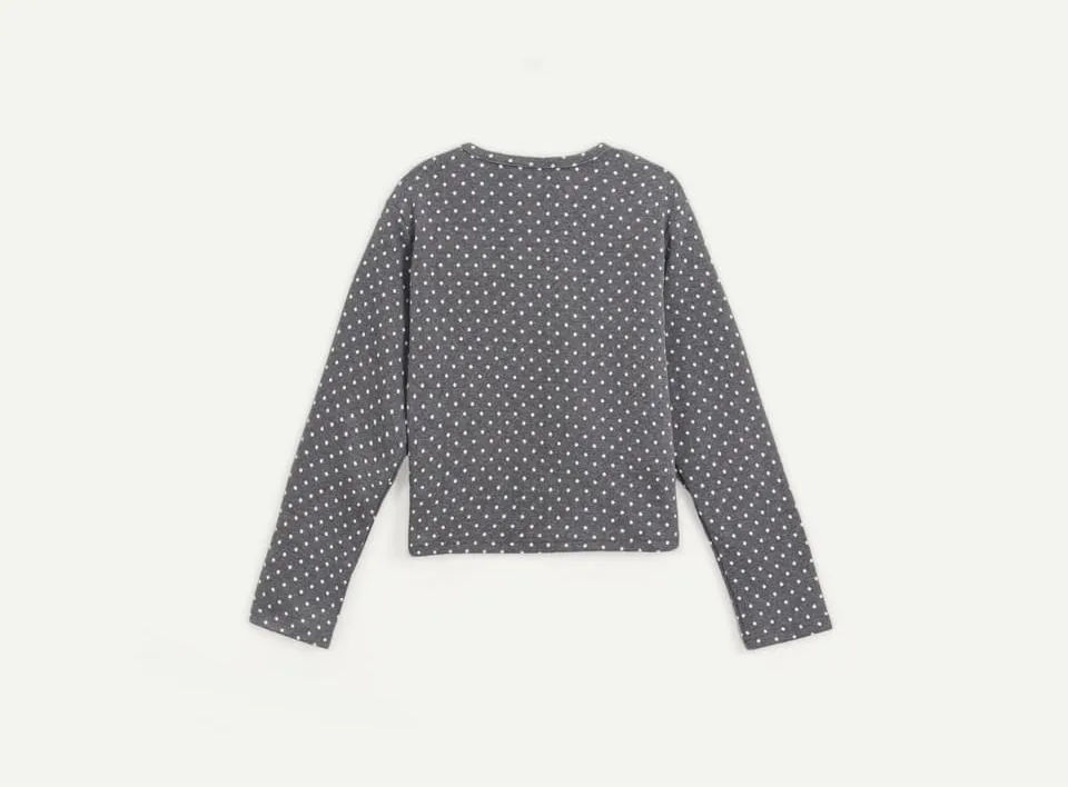 Dots Casual Style Street Style Long Sleeves Elegant Style