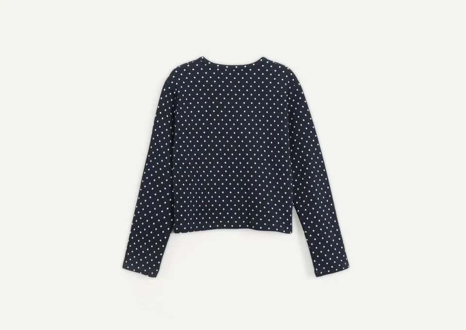 Dots Casual Style Street Style Long Sleeves Elegant Style