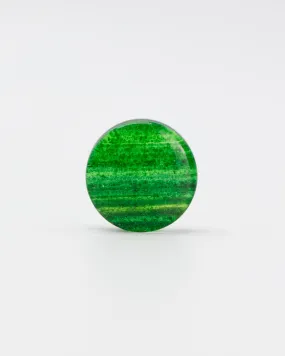 Double Flare Plug - Green Sparkle