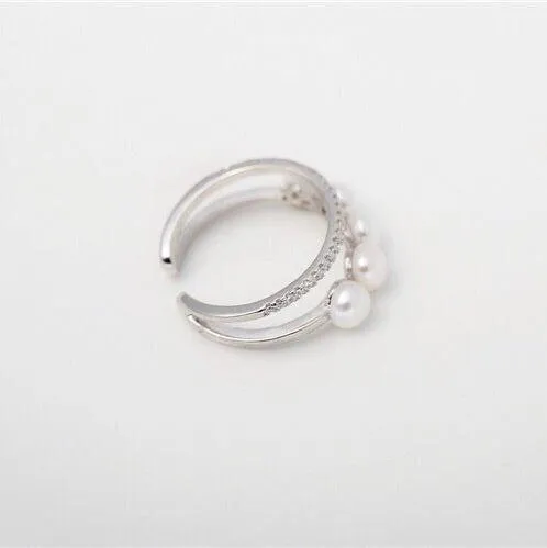 Double Layered Perla Ring