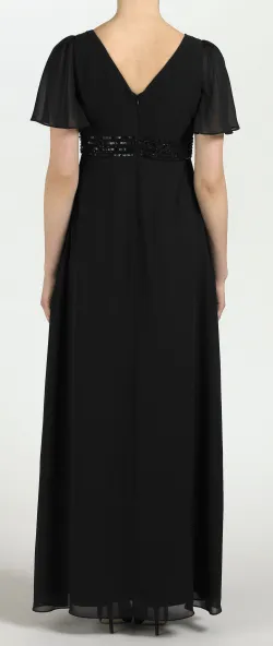 Chiffon Gown Black