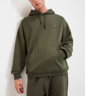 Khaki Ellesse Caldine Overhead Hooded Sweatshirts