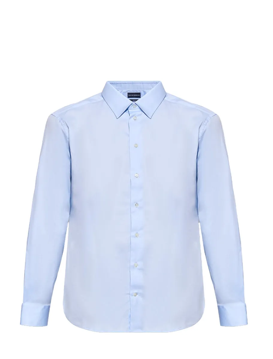 Emporio Armani Clear Blue Shirts