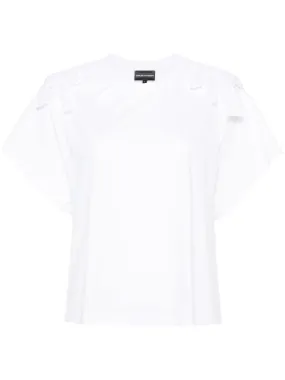 Emporio Armani Tees and Polos in White