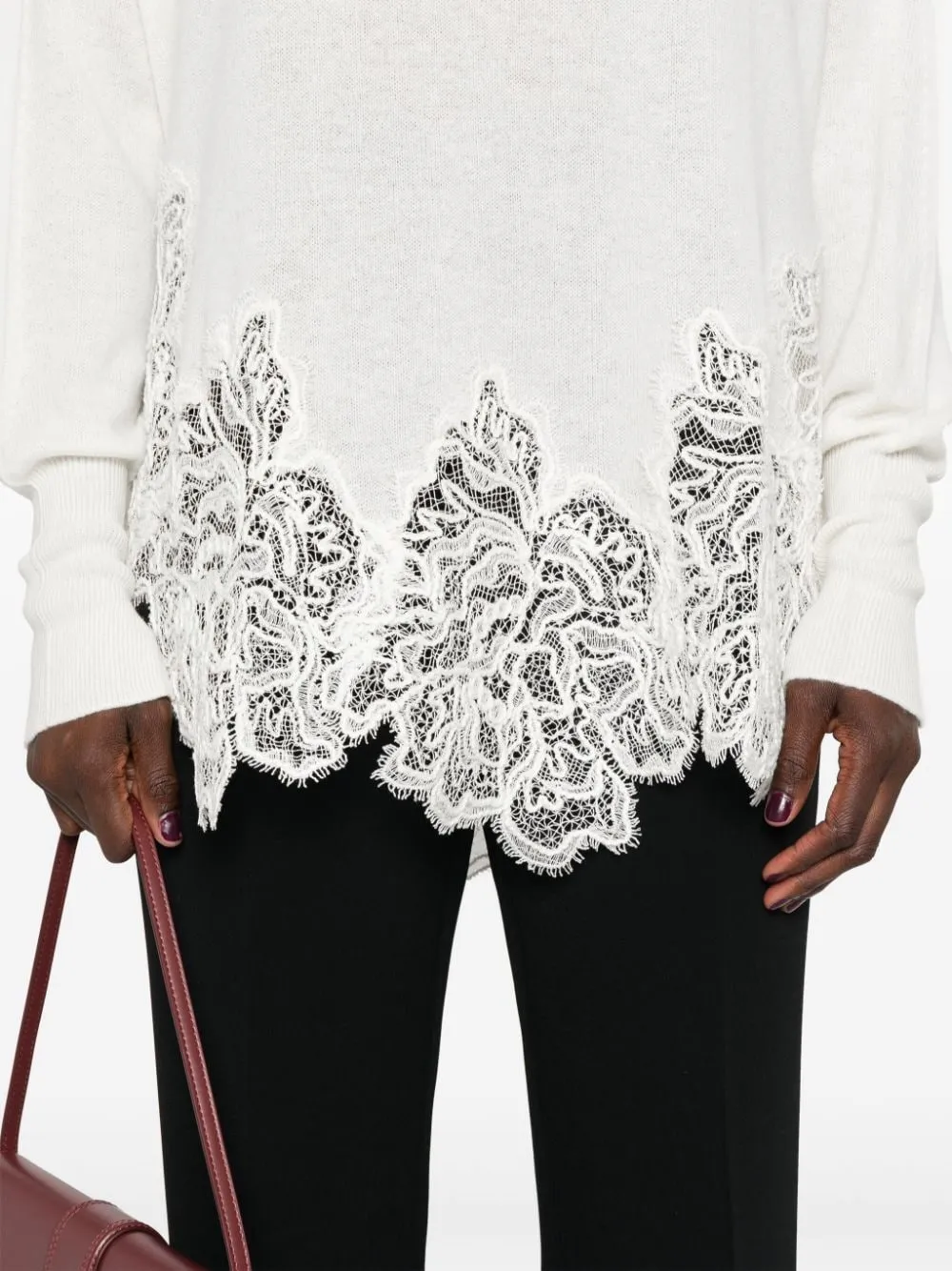 Ermanno Scervino White Sweaters