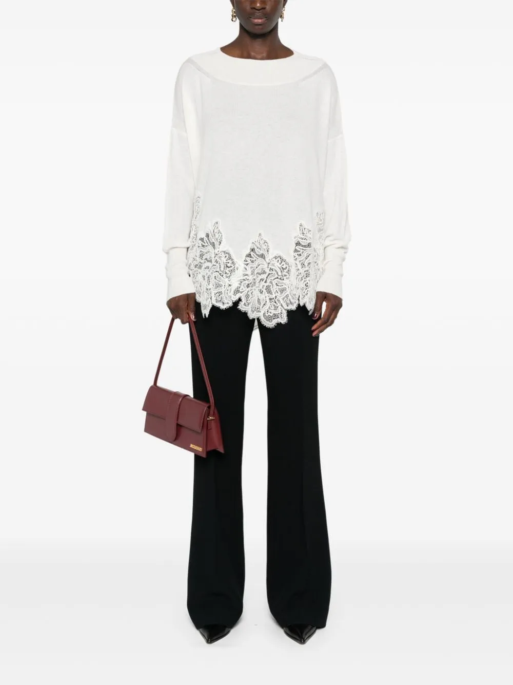 Ermanno Scervino White Sweaters