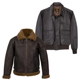 20x Genuine Leather Flying Jackets