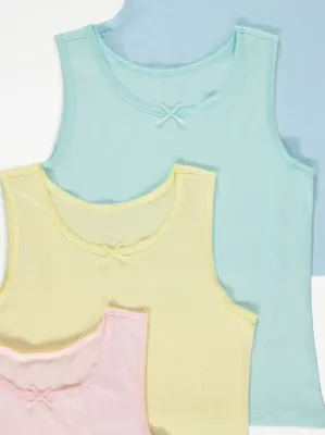 Pastel Vests 5 Pack | Kids | George at ASDA