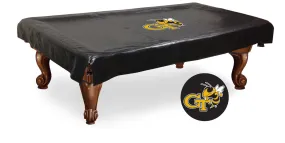 Georgia Tech Yellow Jackets Black Vinyl Billiard Pool Table Cover