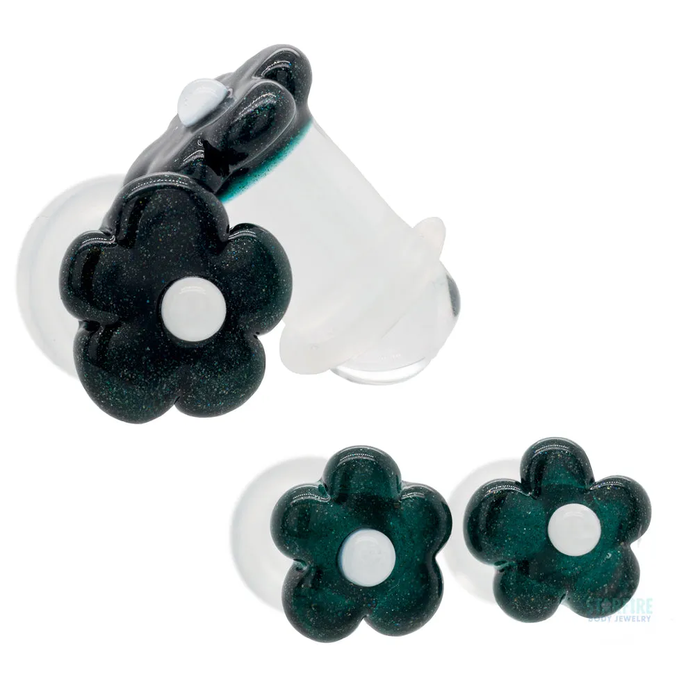 Glass Flower Plugs