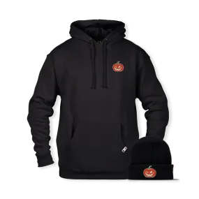 Essential Beanie and Hoodie Bundle with Jack-O-Lantern Glow