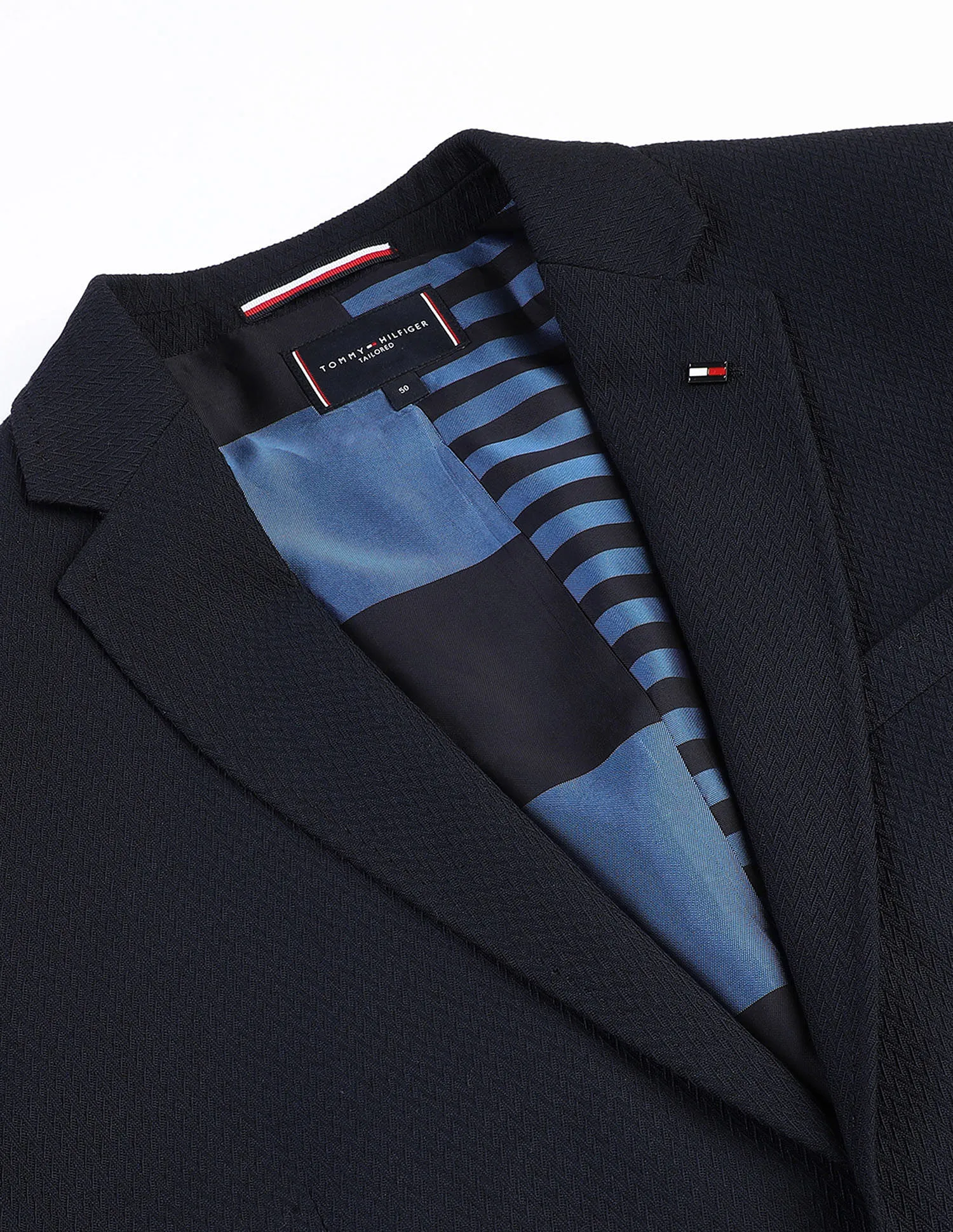 Hilfiger Evening Blazers with Herringbone Structure