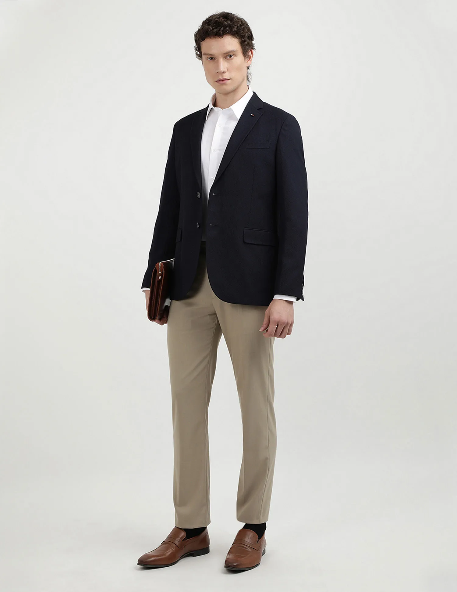 Hilfiger Evening Blazers with Herringbone Structure