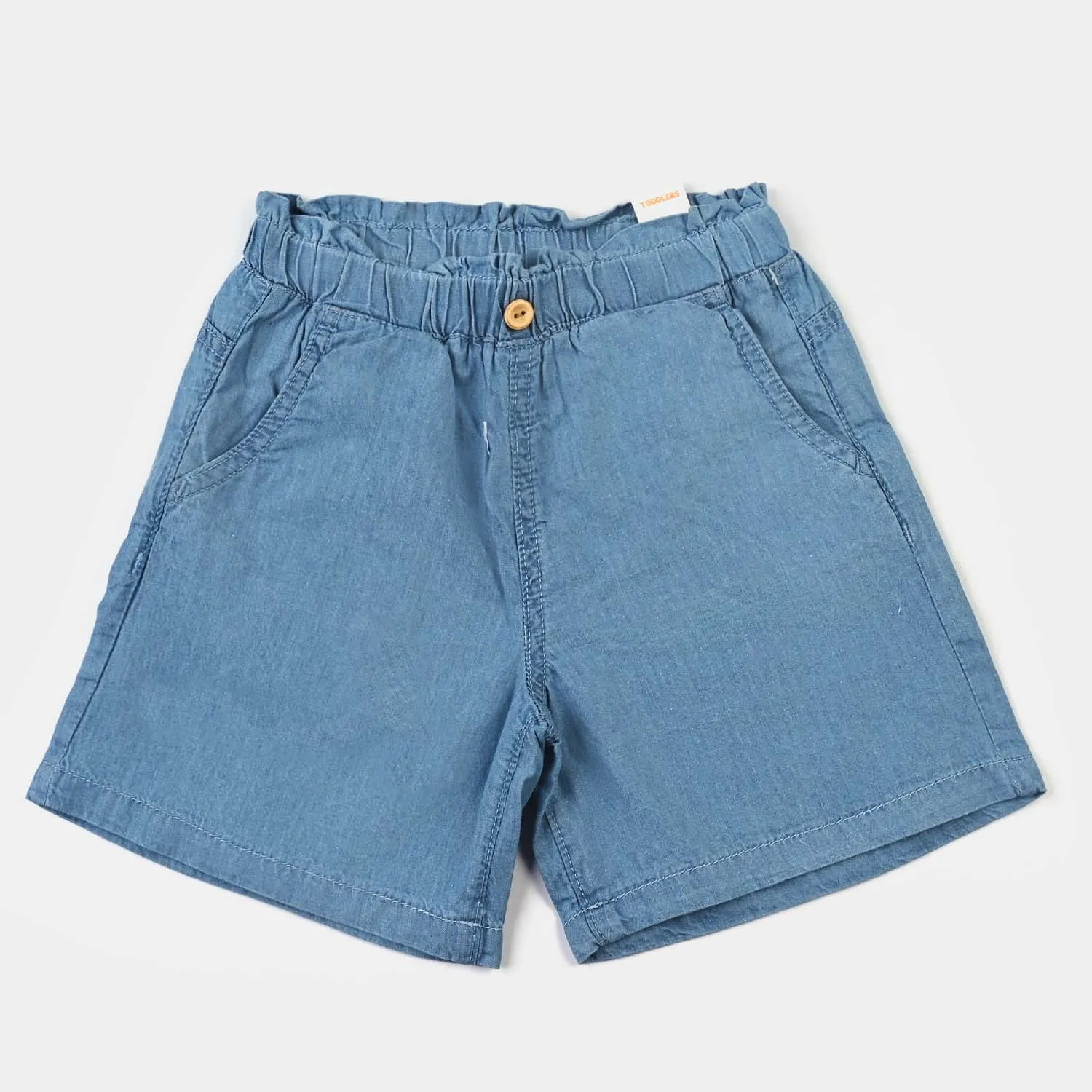 Ice Blue Girls Denim Styling Short