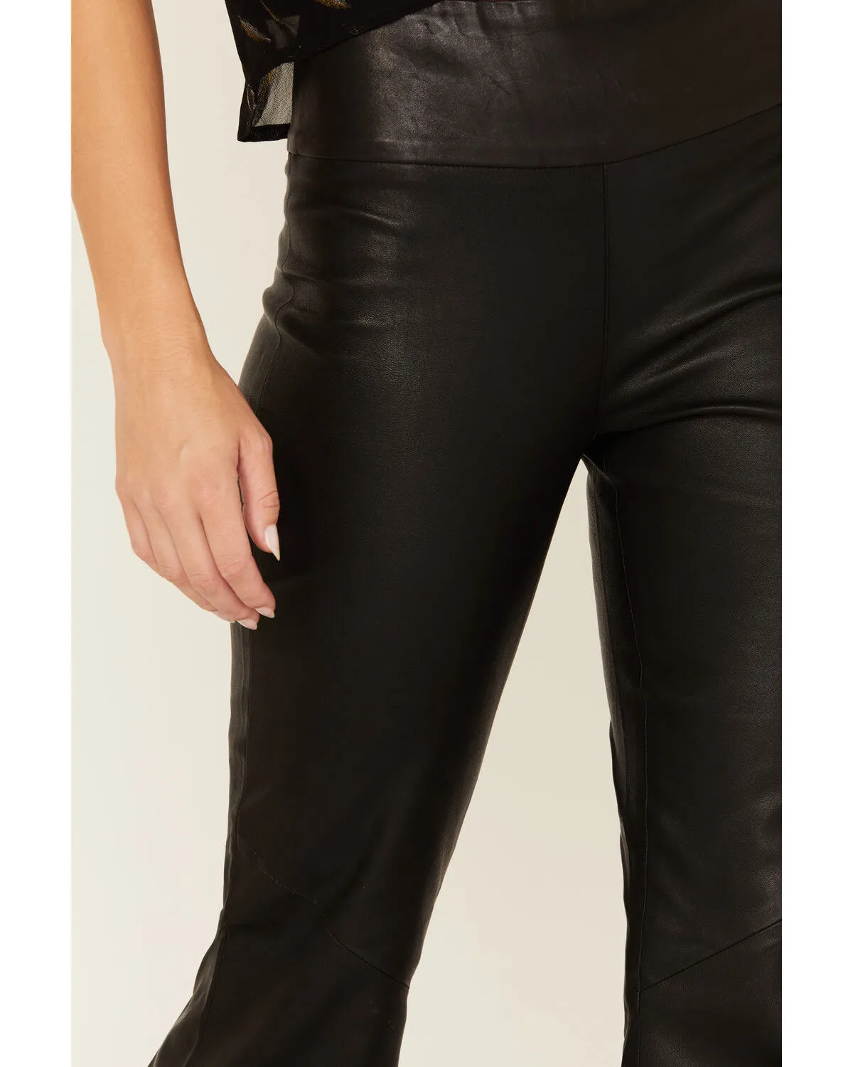 Idyllwind Women Lindsay Leather Flare Pants