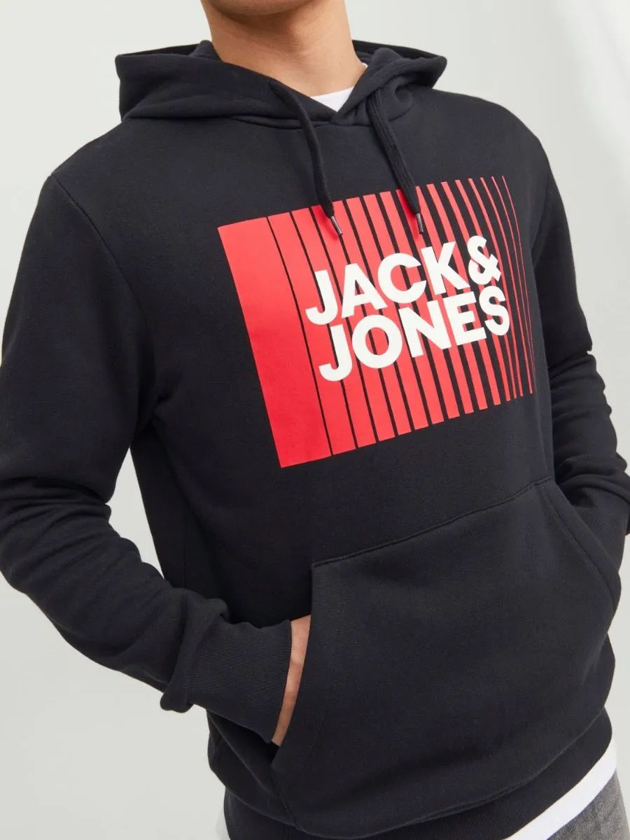 Jack & Jones Corp Logo Black Hoodies