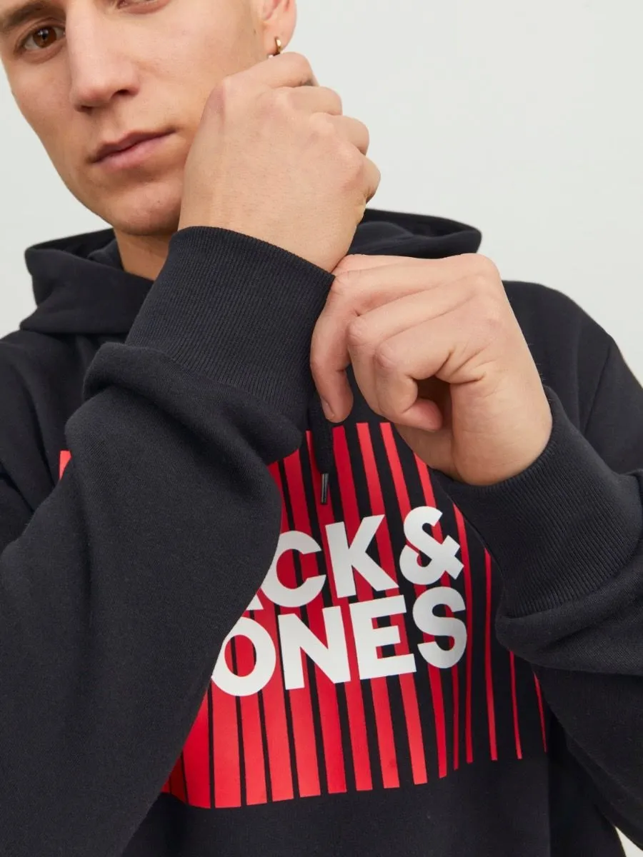 Jack & Jones Corp Logo Black Hoodies