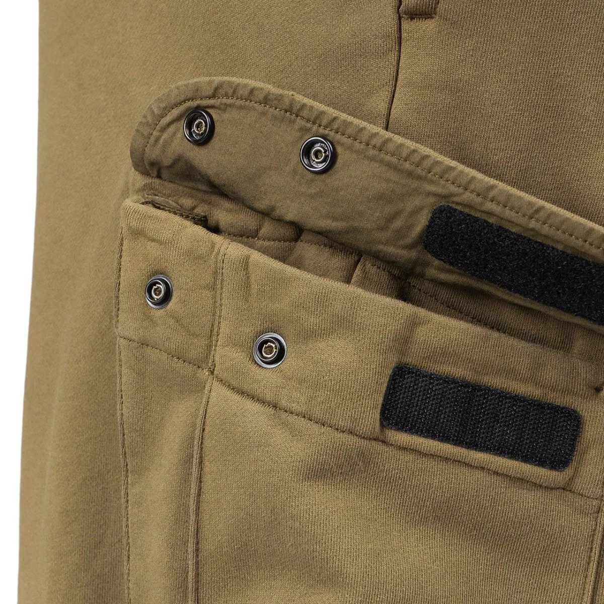 Khaki Fleece Pants by Stone Island