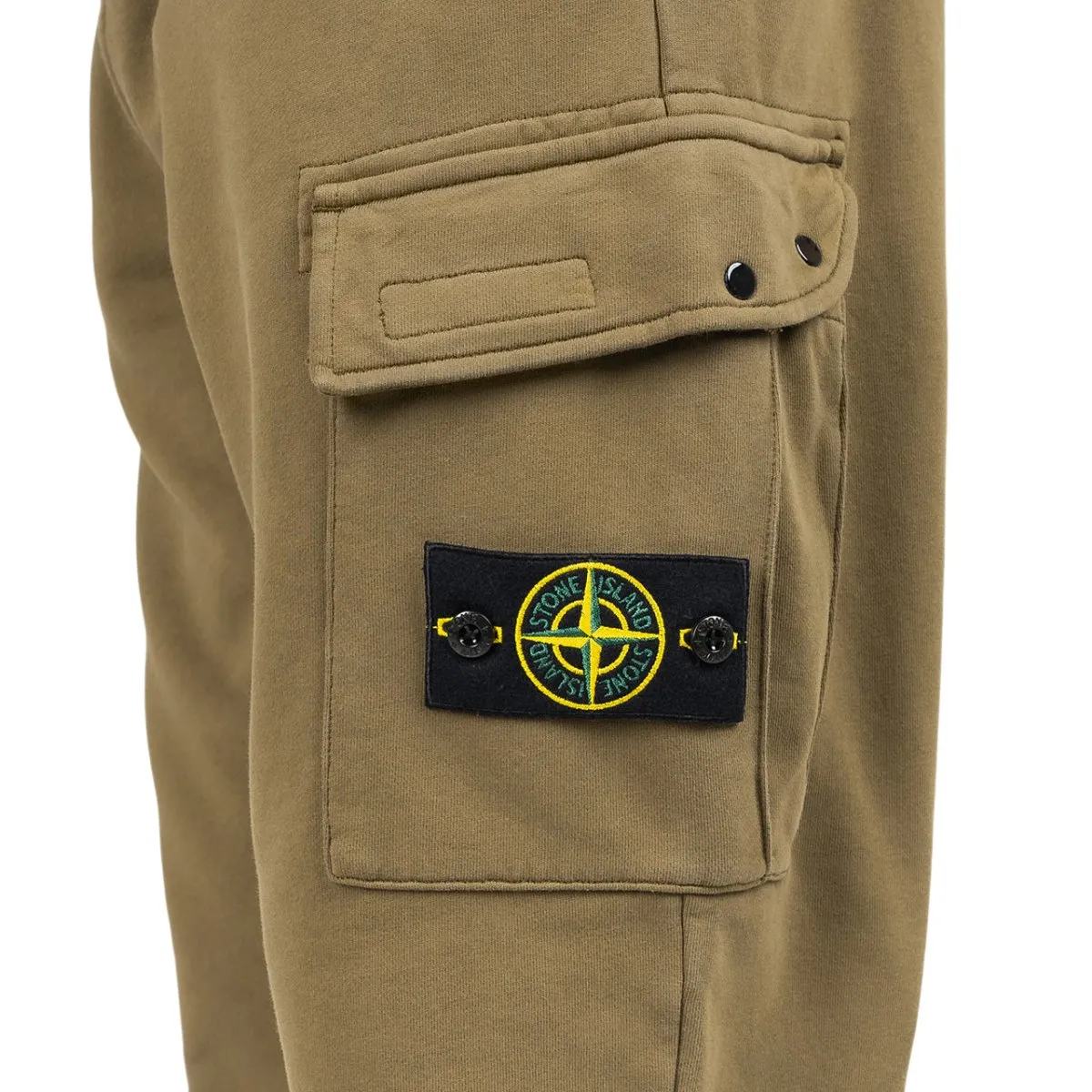 Khaki Fleece Pants by Stone Island