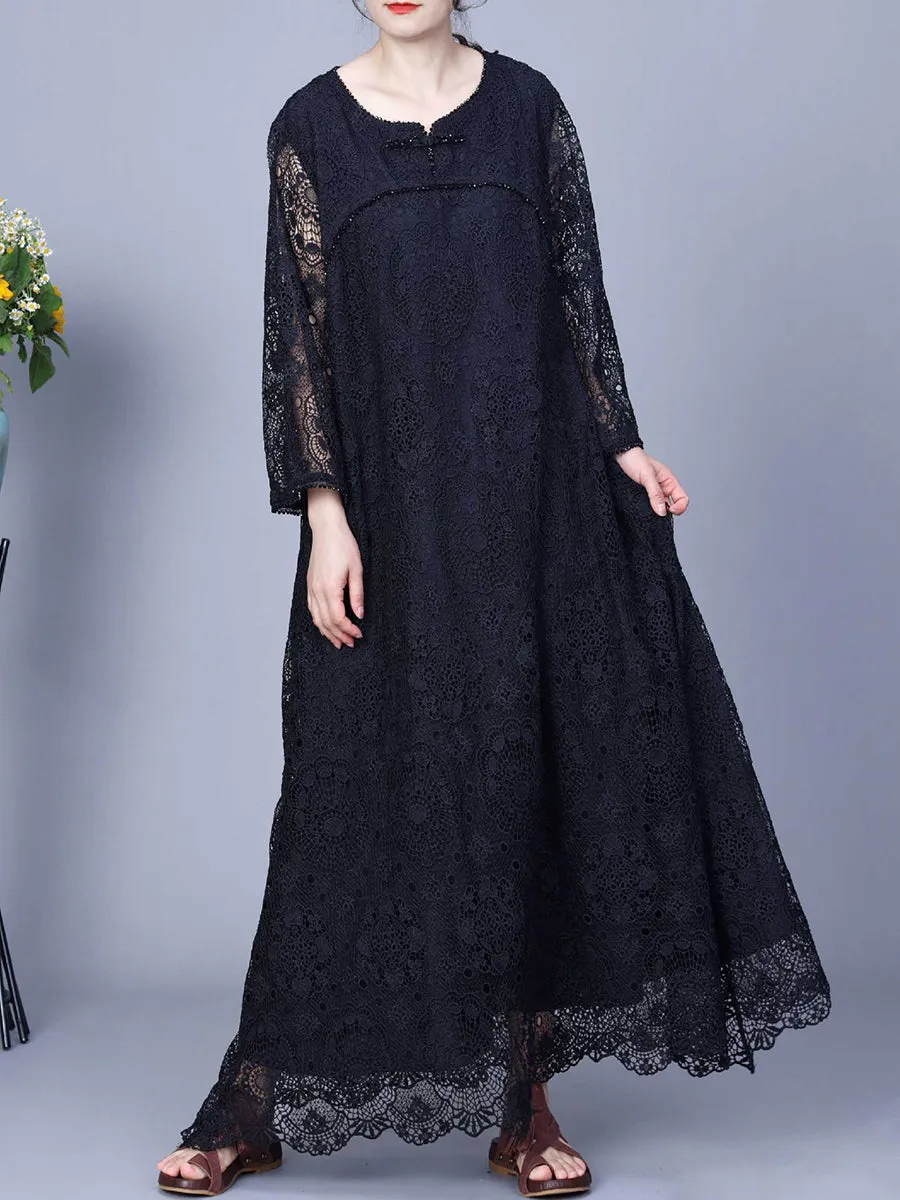 Summer Lace Maxi Dress