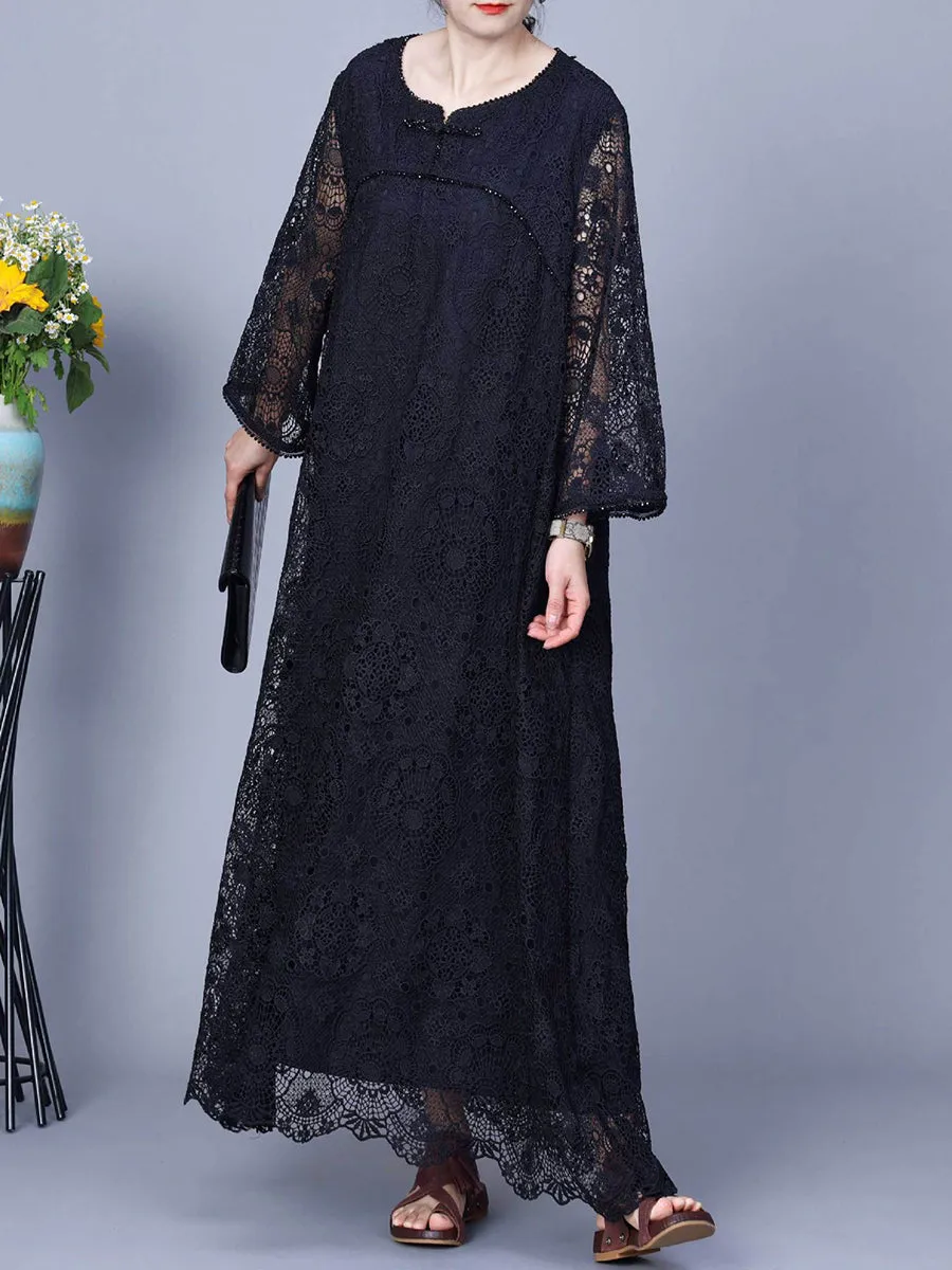 Summer Lace Maxi Dress