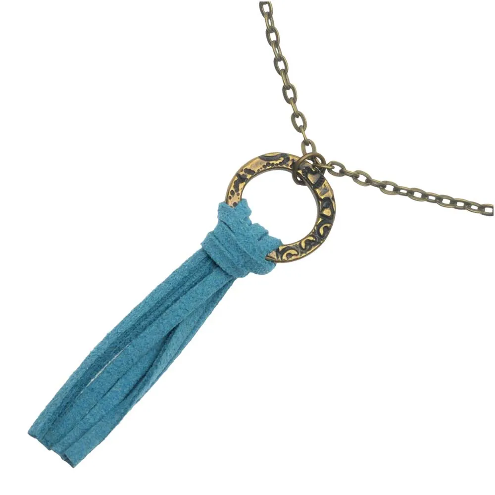 Lark's Head Tassel Necklace