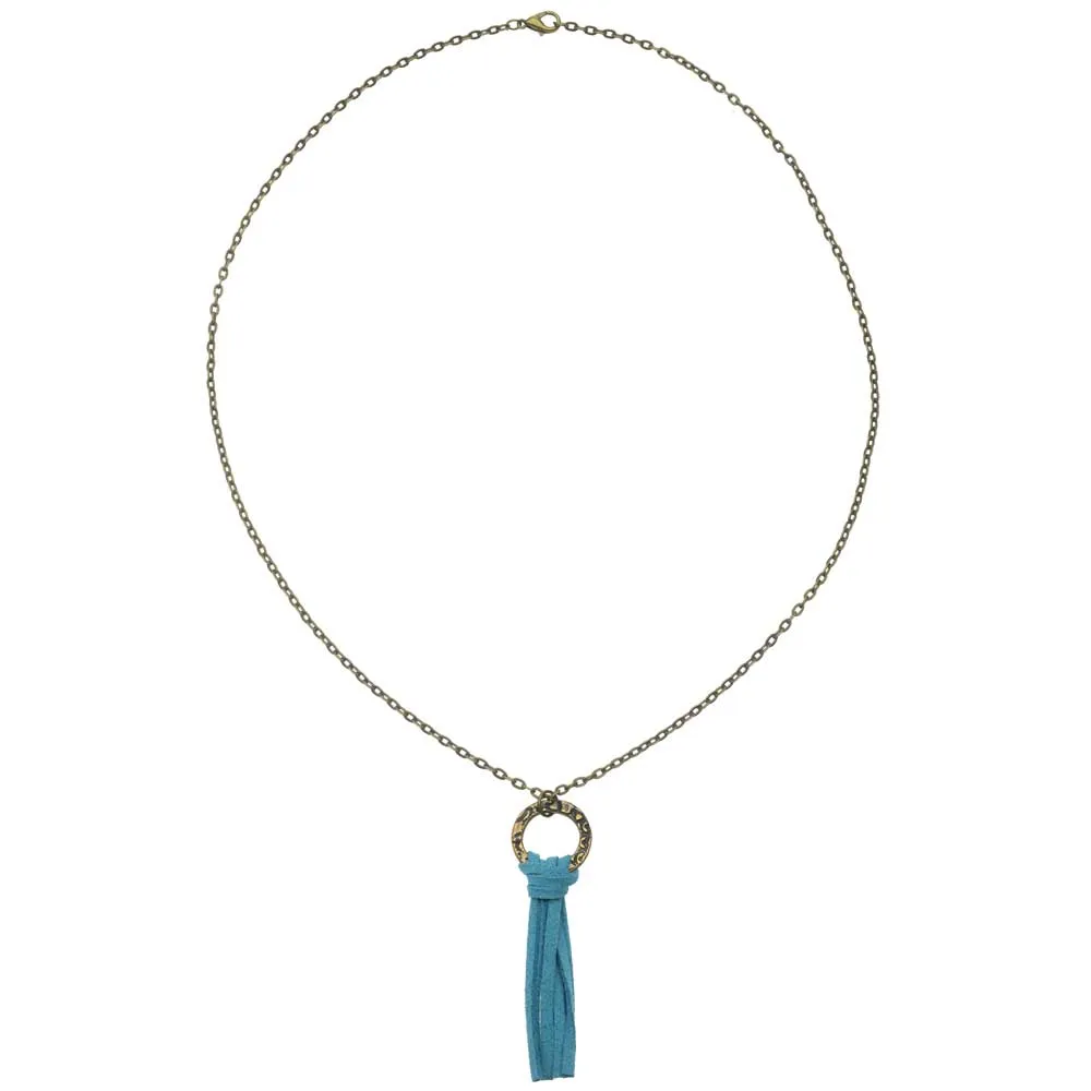 Lark's Head Tassel Necklace