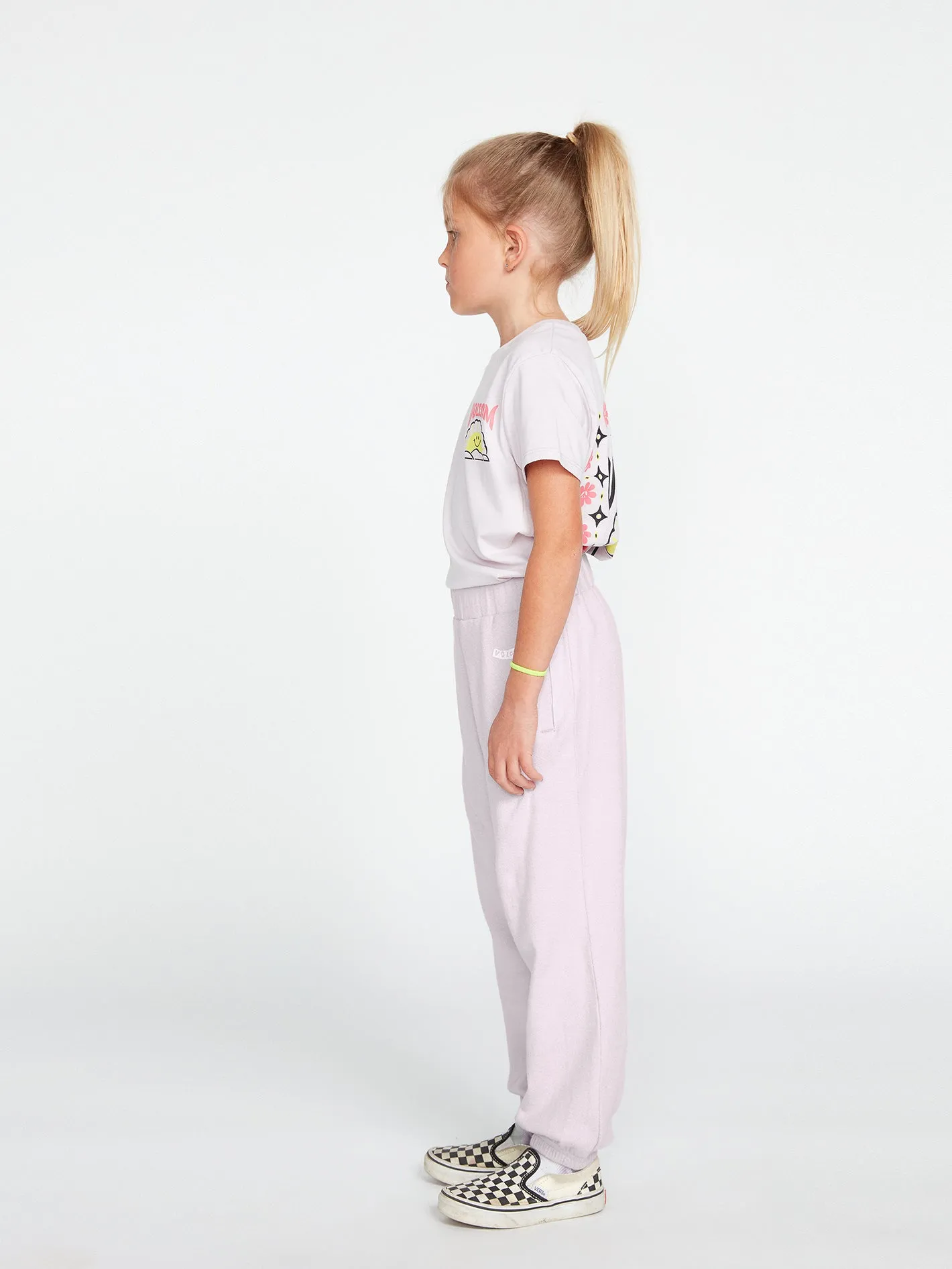 Lavender Girls' Lived In Lounge Fleece Pants