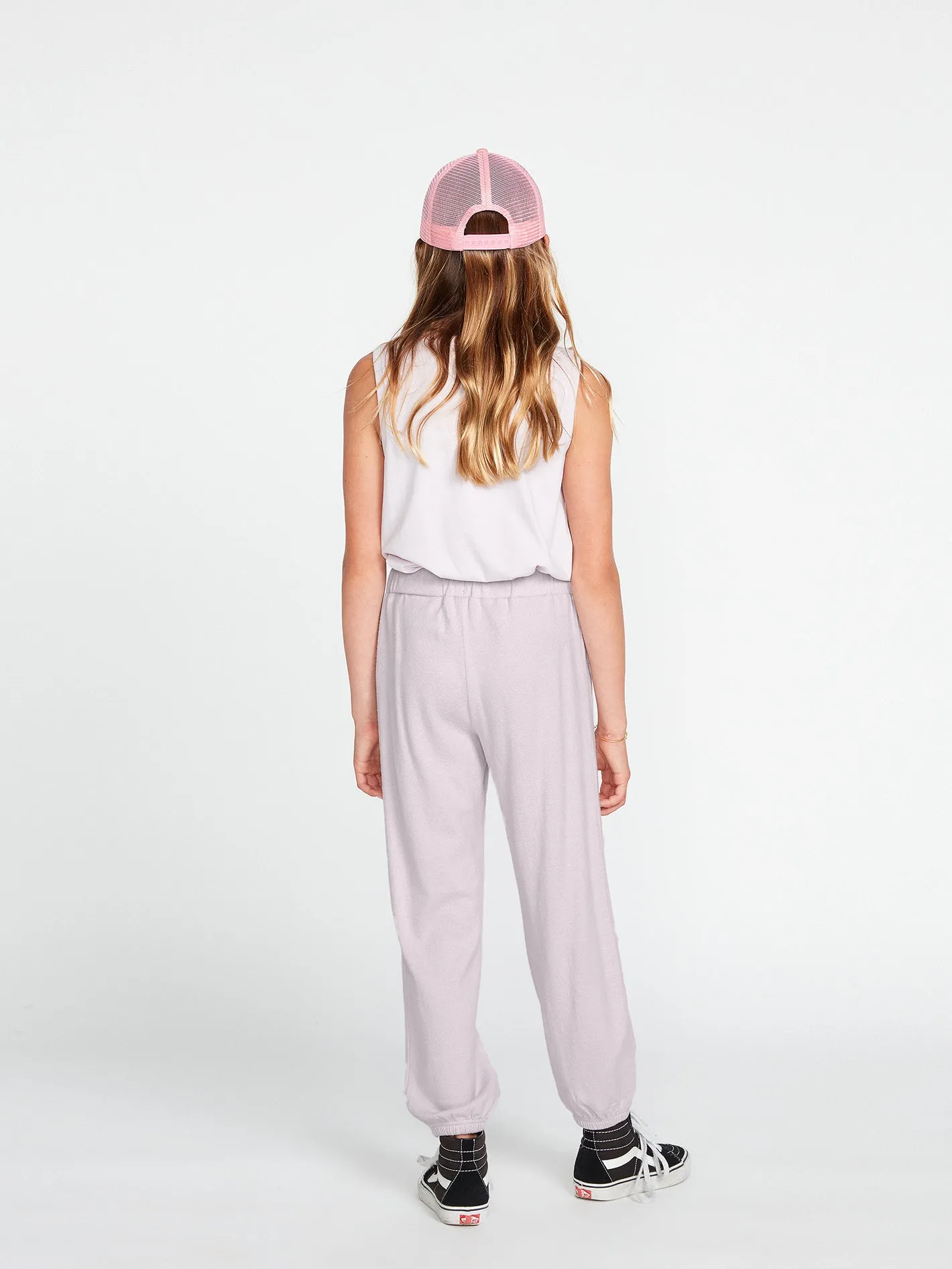 Lavender Girls' Lived In Lounge Fleece Pants