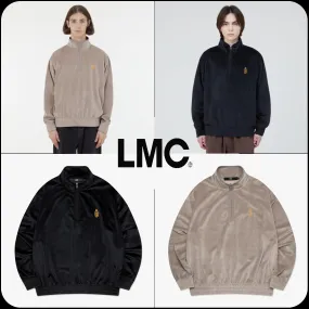 [ LMC ]★LMC VELOURQUATER ZIP SWEATSHIRT