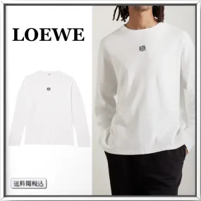 Cotton Logo Luxury T-Shirts by LOEWE