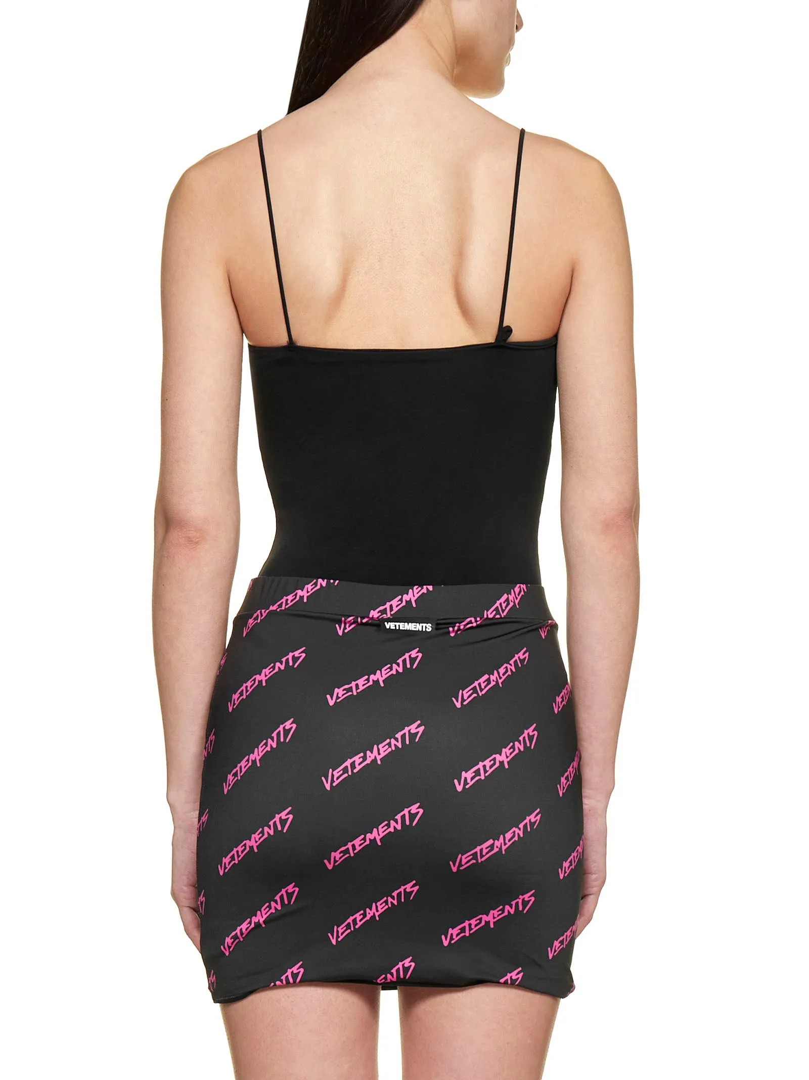 Logo Printed Mini Skirt