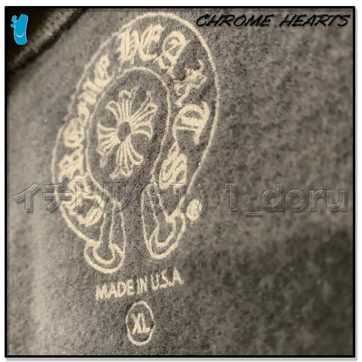 Unisex Cotton Logo Sweatshirts by CHROME HEARTS