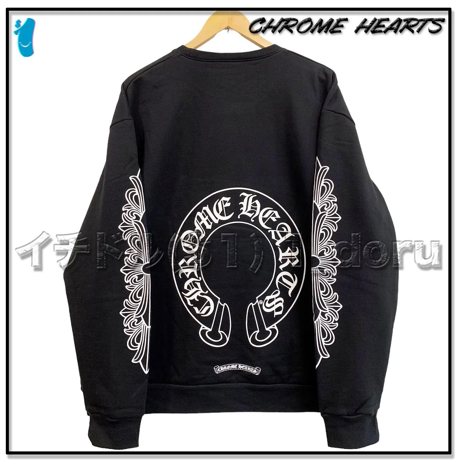 Unisex Cotton Logo Sweatshirts by CHROME HEARTS