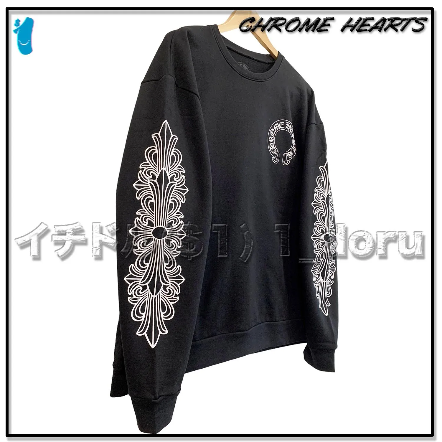 Unisex Cotton Logo Sweatshirts by CHROME HEARTS