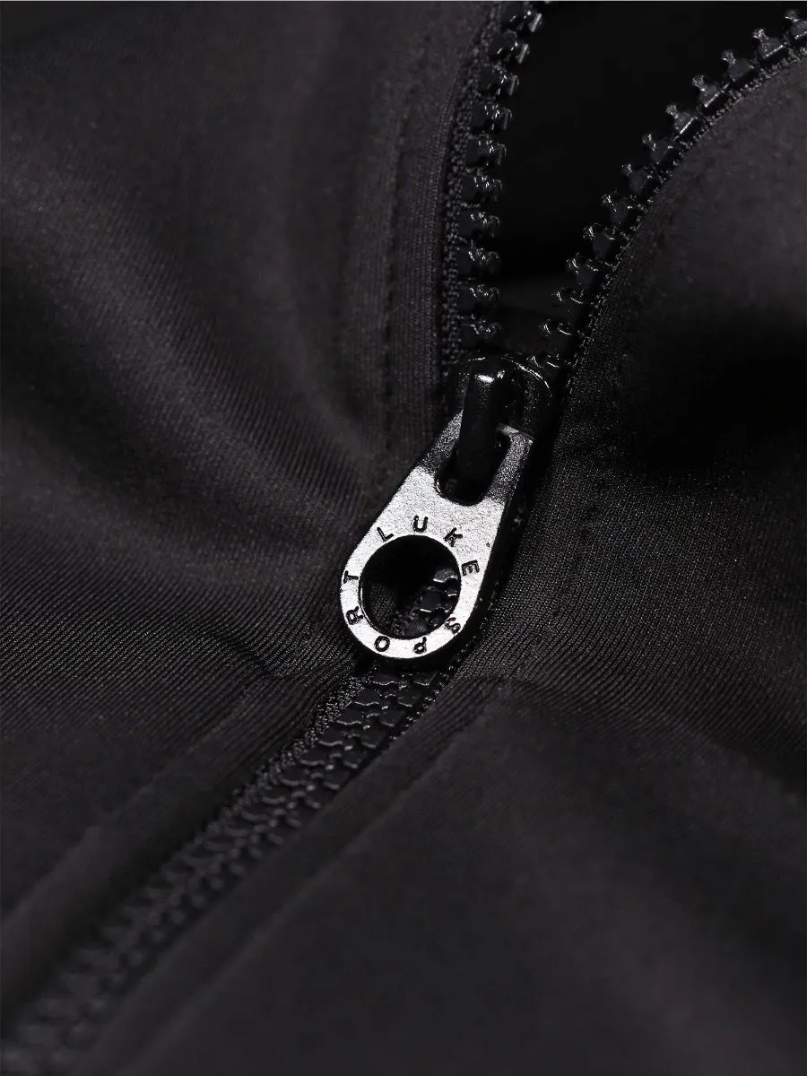 Jet Black Luke 1977 Chicago Tape Zip Hoodies