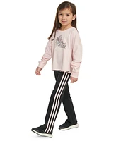 Macy's adidas Girls Long-Sleeve T-Shirt Pants Set