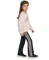 Macy's adidas Girls Long-Sleeve T-Shirt Pants Set