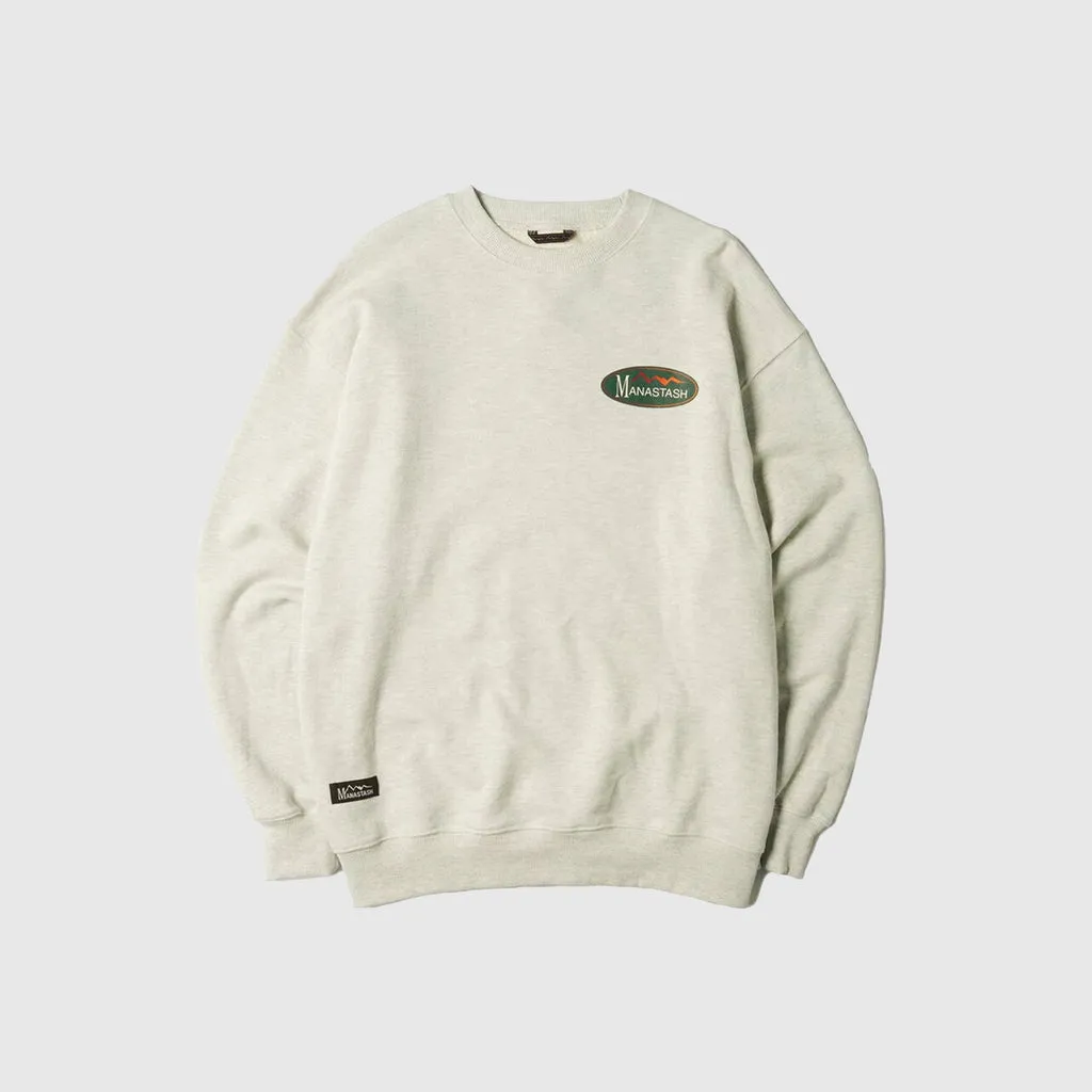 Manastash Cascade Original Logo Oatmeal Sweatshirts