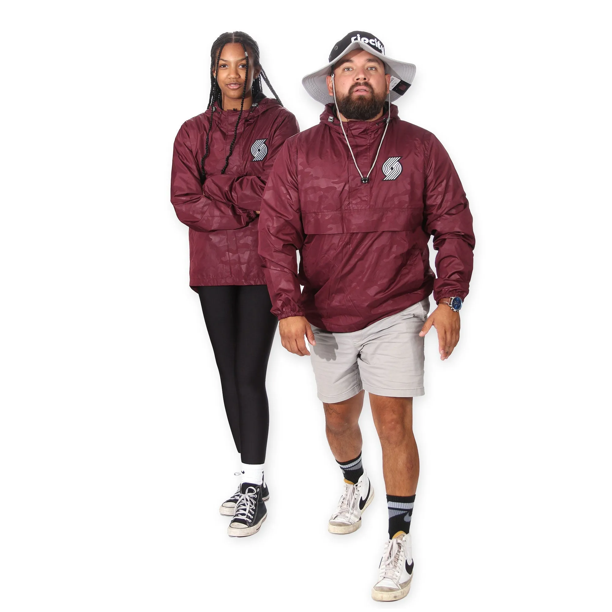 Maroon High Impact Jacket for Portland Trail Blazers Fans