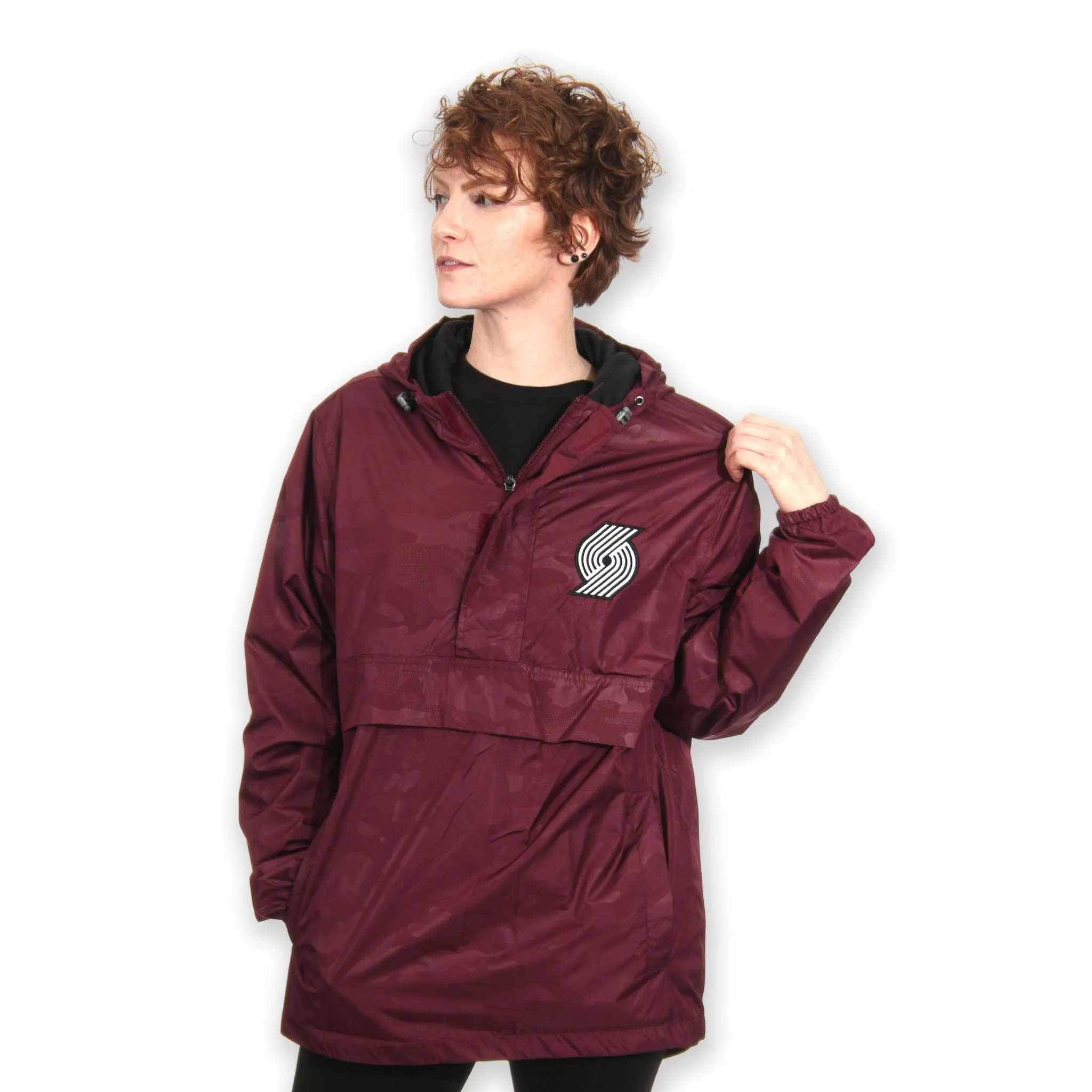 Maroon High Impact Jacket for Portland Trail Blazers Fans