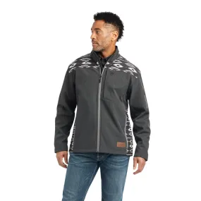 Ariat Men's Chimayo Vernon Softshell Jacket in Charcoal Color