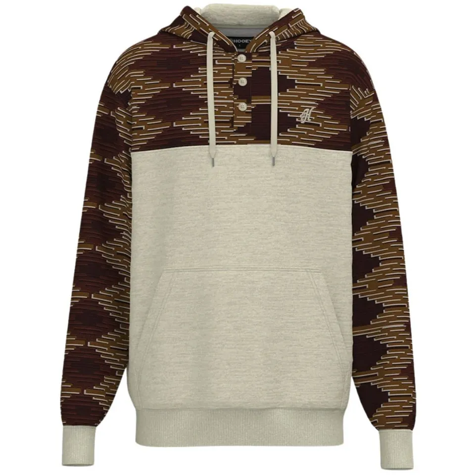 Cream/Maroon Men's Hoody Jimmy